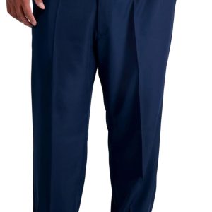 Men's  18 Pro Classic Fit Flat Front Casual Stretch Performance Golf Pant - Regular and Big & Tall