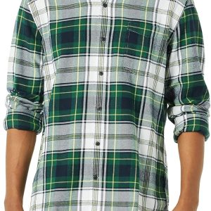Men's Regular-Fit Long-Sleeve Flannel Shirt